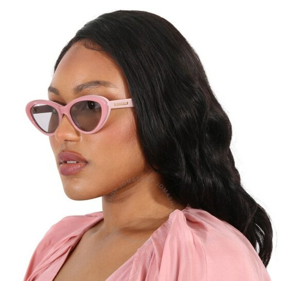 Gucci GG1170S 004 BRAND NEW Sunglasses Pink Grey Cat Eye Women